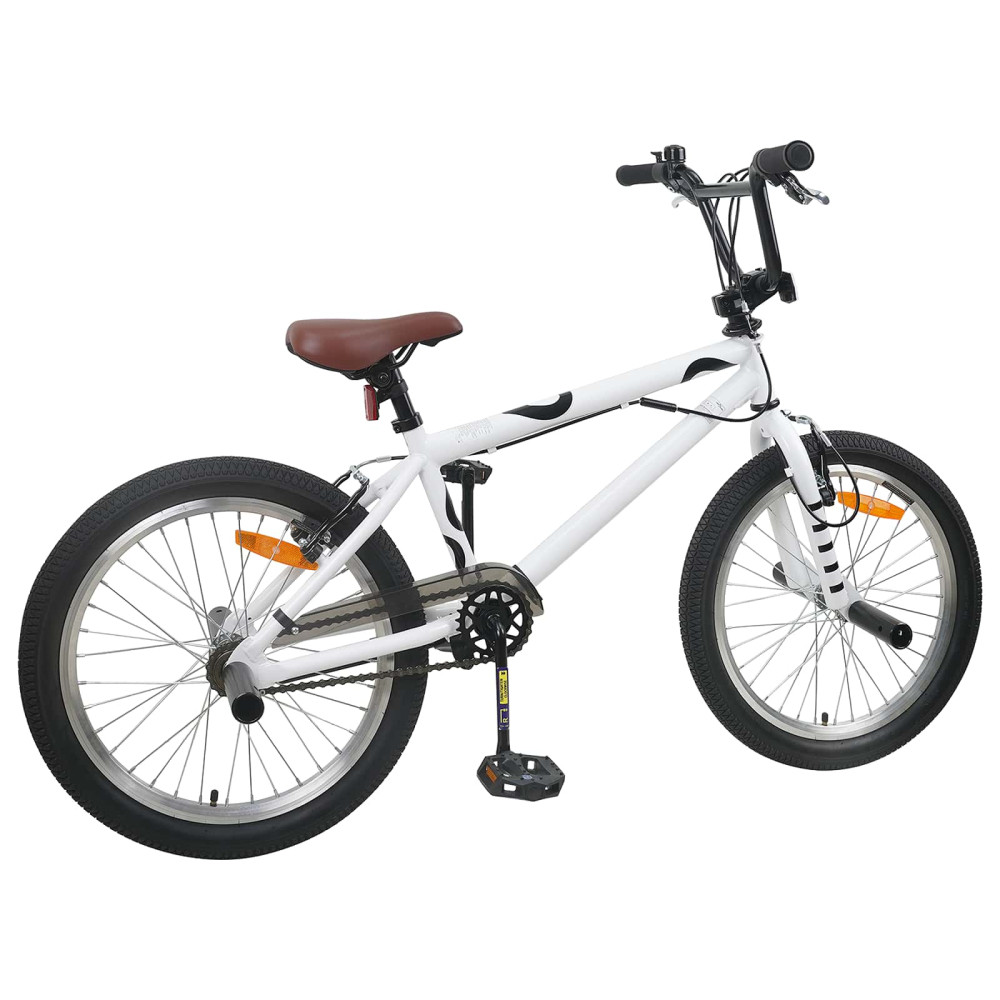 Produktbild för BMX Cykel 20 Tum för över 9 år gamla Vit