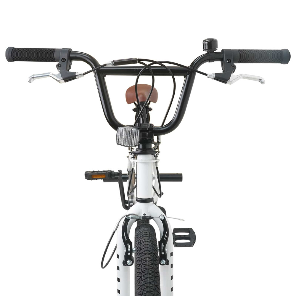 Produktbild för BMX Cykel 20 Tum för över 9 år gamla Vit
