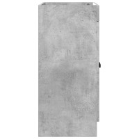 Produktbild för Badrumsskåp under handfat Betonggrå 78,5 x 37,5 x 81 cm