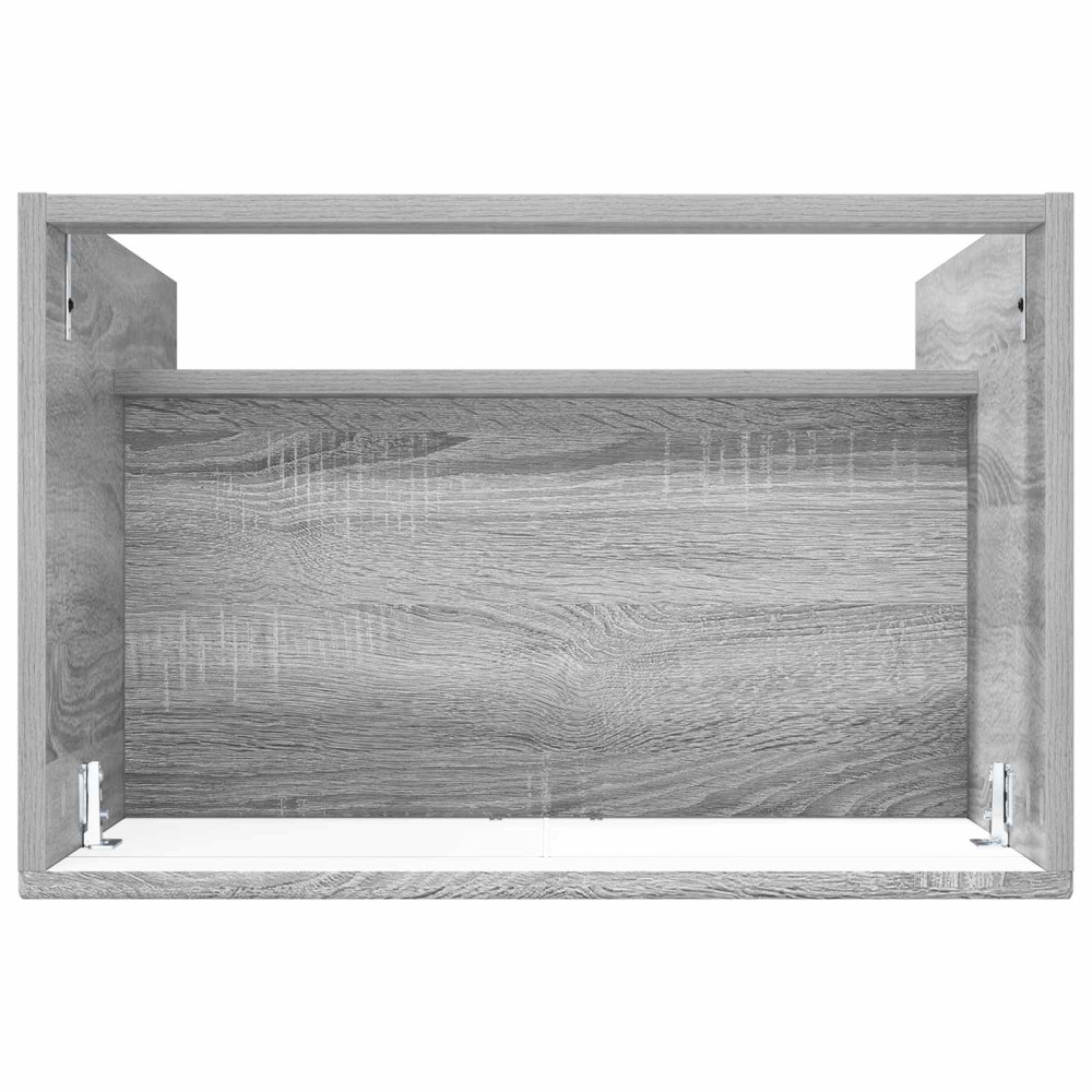 Produktbild för Badrumsskåp under handfat Grå Sonoma 78,5 x 37,5 x 81 cm