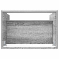 Produktbild för Badrumsskåp under handfat Grå Sonoma 78,5 x 37,5 x 81 cm