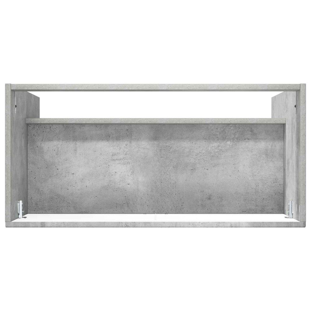 Produktbild för Badrumsskåp under handfat Betonggrå 56 x 37,5 x 81 cm