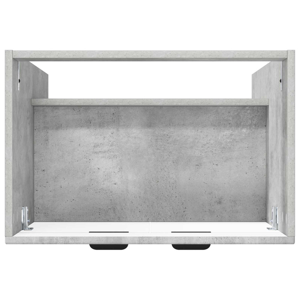 Produktbild för Badrumsskåp under handfat Betonggrå 56 x 37,5 x 81 cm