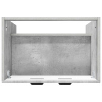 Produktbild för Badrumsskåp under handfat Betonggrå 56 x 37,5 x 81 cm