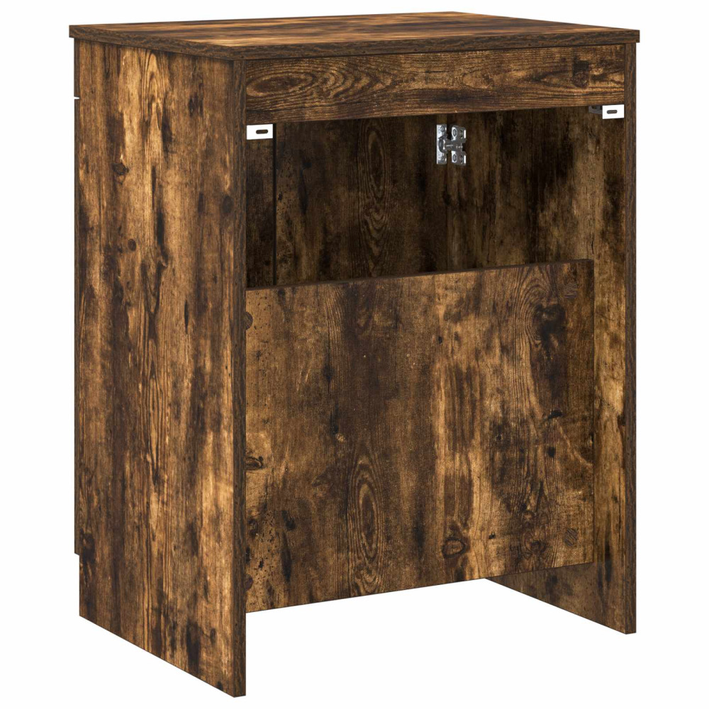 Produktbild för Badrumsskåp Rökt ek 54 x 41 x 70 cm Konstruerat trä