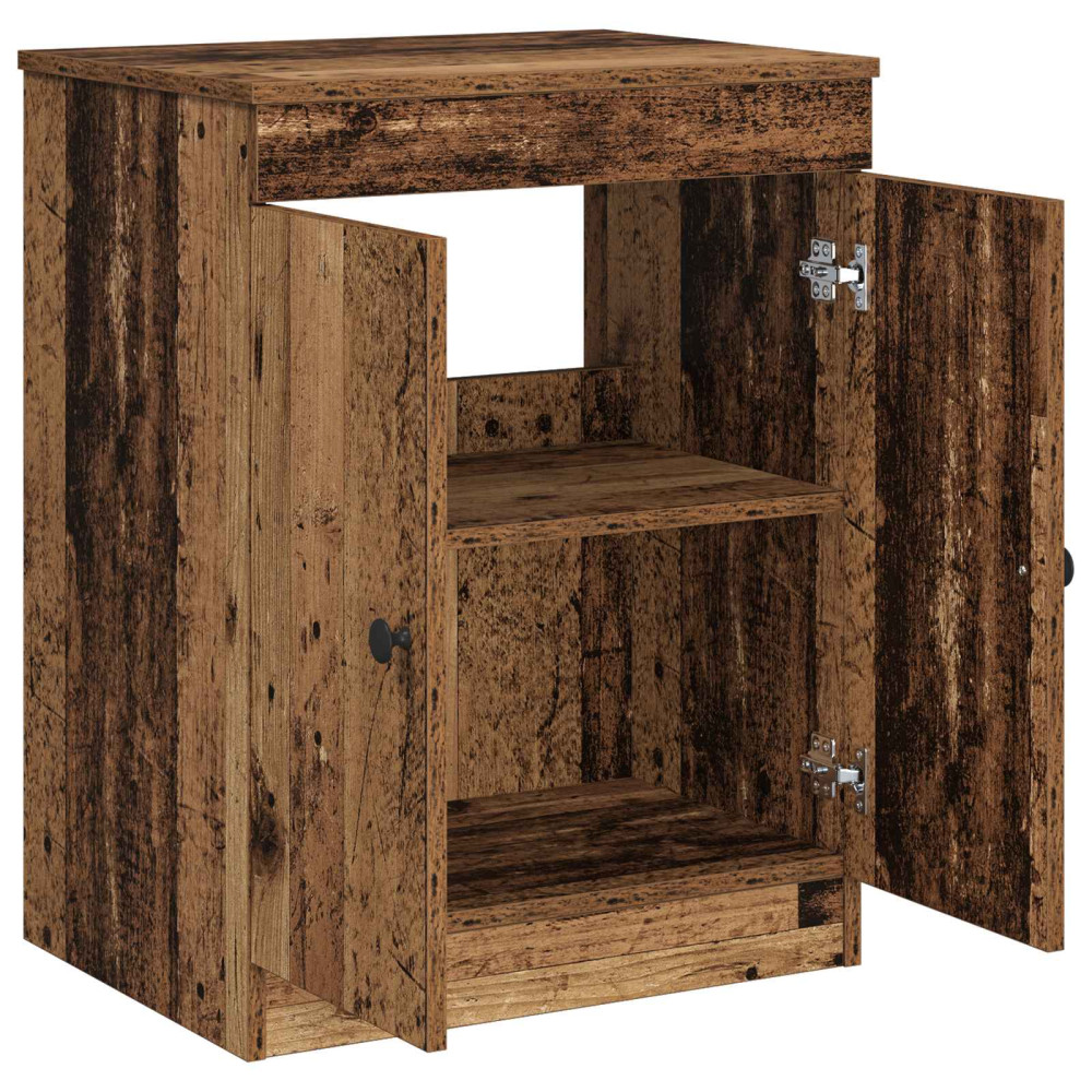 Produktbild för Badrumsskåp Gammalt trä 54 x 41 x 70 cm Konstruerat trä