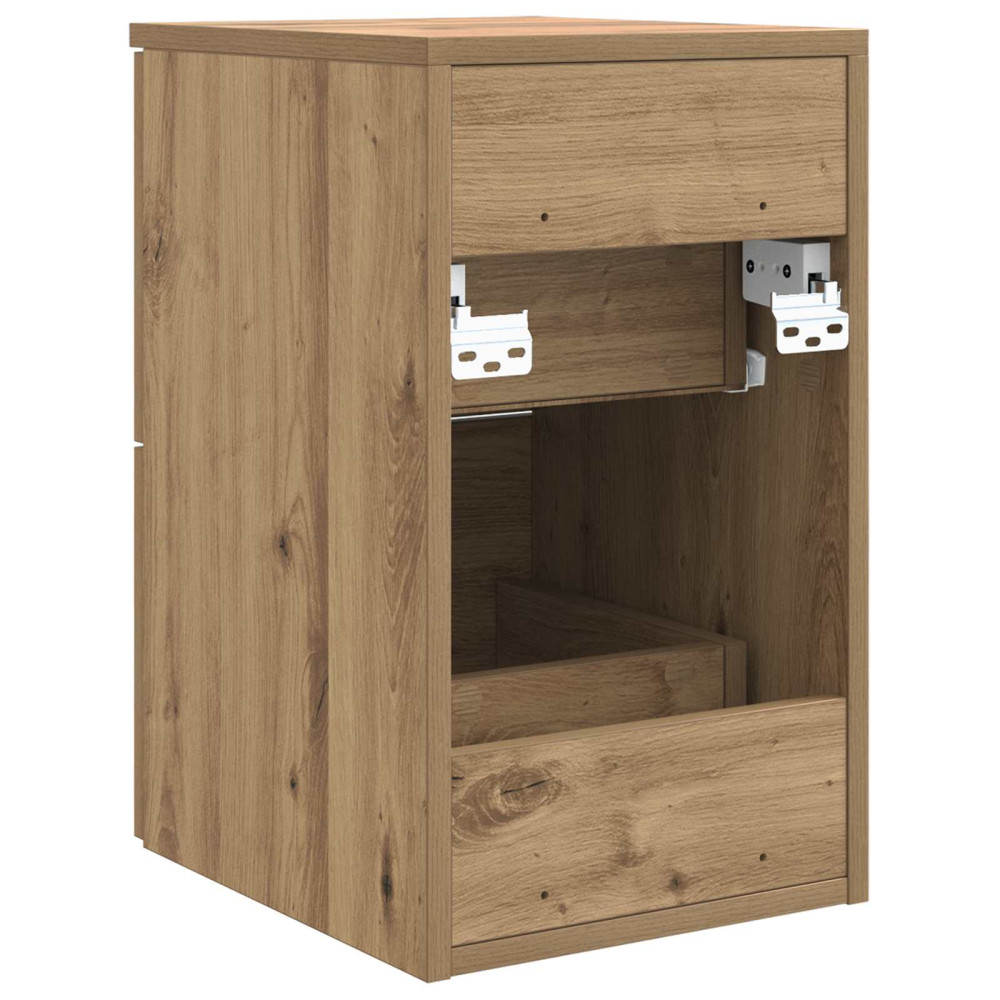 Produktbild för Badrumsskåp Mellan Gammalt trä 30 x 41 x 50 cm Konstruerat trä