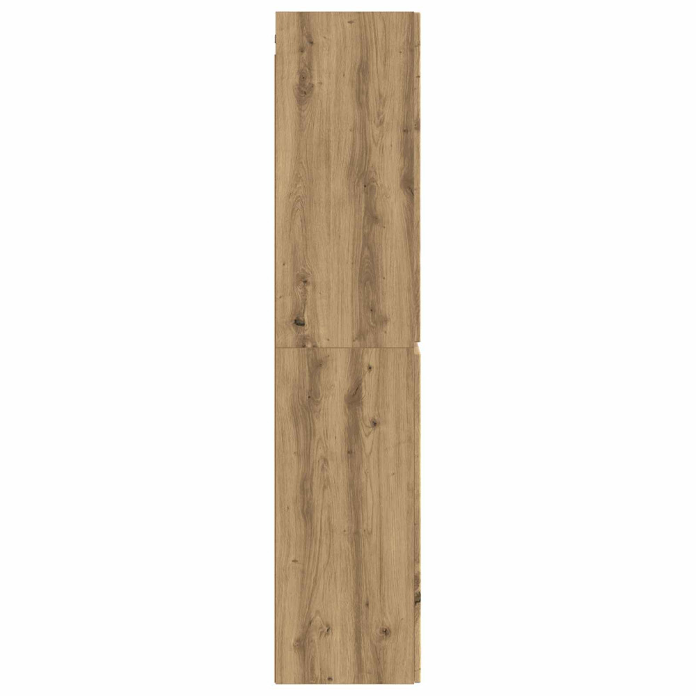 Produktbild för Väggmonterat Badrumsskåp Artisan-ek 33 x 34,5 x 160 cm