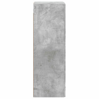 Produktbild för Väggmonterat Badrumsskåp Betonggrå 33 x 34,5 x 100 cm