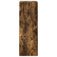 Produktbild för Väggmonterat Badrumsskåp Rökt ek 33 x 34,5 x 100 cm