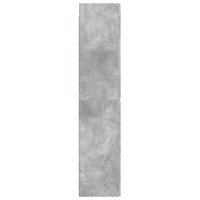 Produktbild för Väggmonterat Badrumsskåp Betonggrå 33 x 34,5 x 160 cm