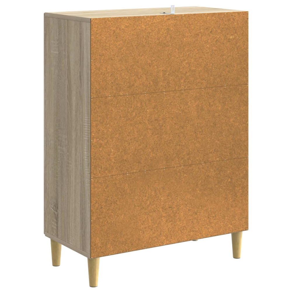 Produktbild för Lådans skåp Sonoma-ek 66 x 34,5 x 90 cm Konstruerat trä