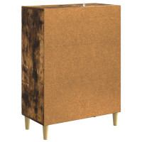 Produktbild för Lådans skåp Rökt ek 66 x 34,5 x 90 cm Konstruerat trä