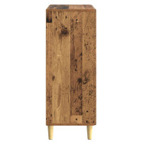 Produktbild för Lådans skåp Gammalt trä 66 x 34,5 x 90 cm Konstruerat trä