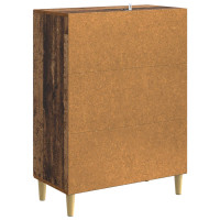 Produktbild för Lådans skåp Gammalt trä 66 x 34,5 x 90 cm Konstruerat trä