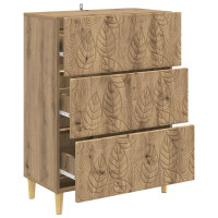Produktbild för Lådans skåp Artisan-ek 66 x 34,5 x 90 cm Konstruerat trä