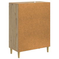 Produktbild för Lådans skåp Artisan-ek 66 x 34,5 x 90 cm Konstruerat trä