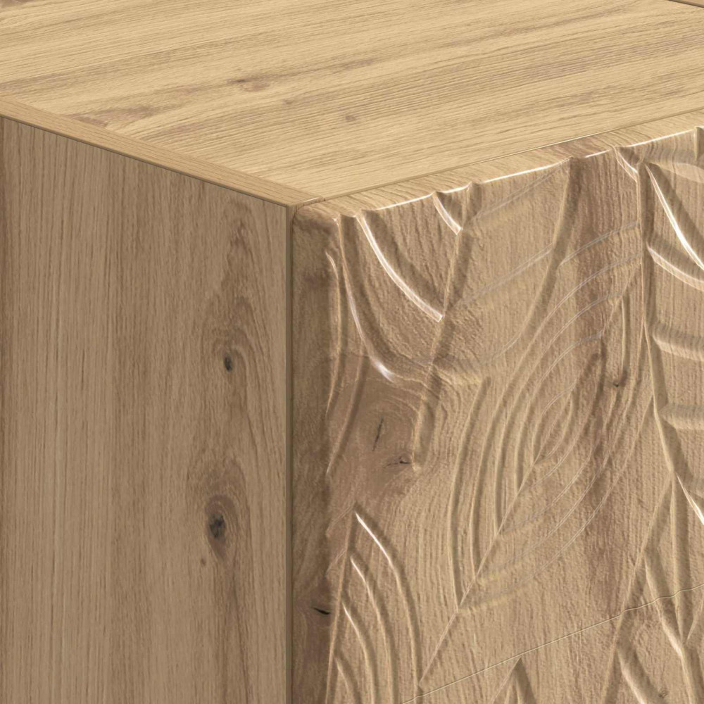 Produktbild för Lådans skåp Artisan-ek 66 x 34,5 x 90 cm Konstruerat trä