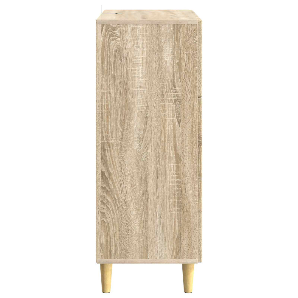 Produktbild för Lådans skåp Sonoma-ek 33 x 34,5 x 90 cm Konstruerat trä
