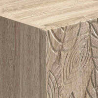 Produktbild för Lådans skåp Sonoma-ek 33 x 34,5 x 90 cm Konstruerat trä