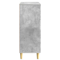 Produktbild för Lådans skåp Betonggrå 33 x 34,5 x 90 cm Konstruerat trä