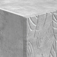 Produktbild för Lådans skåp Betonggrå 33 x 34,5 x 90 cm Konstruerat trä