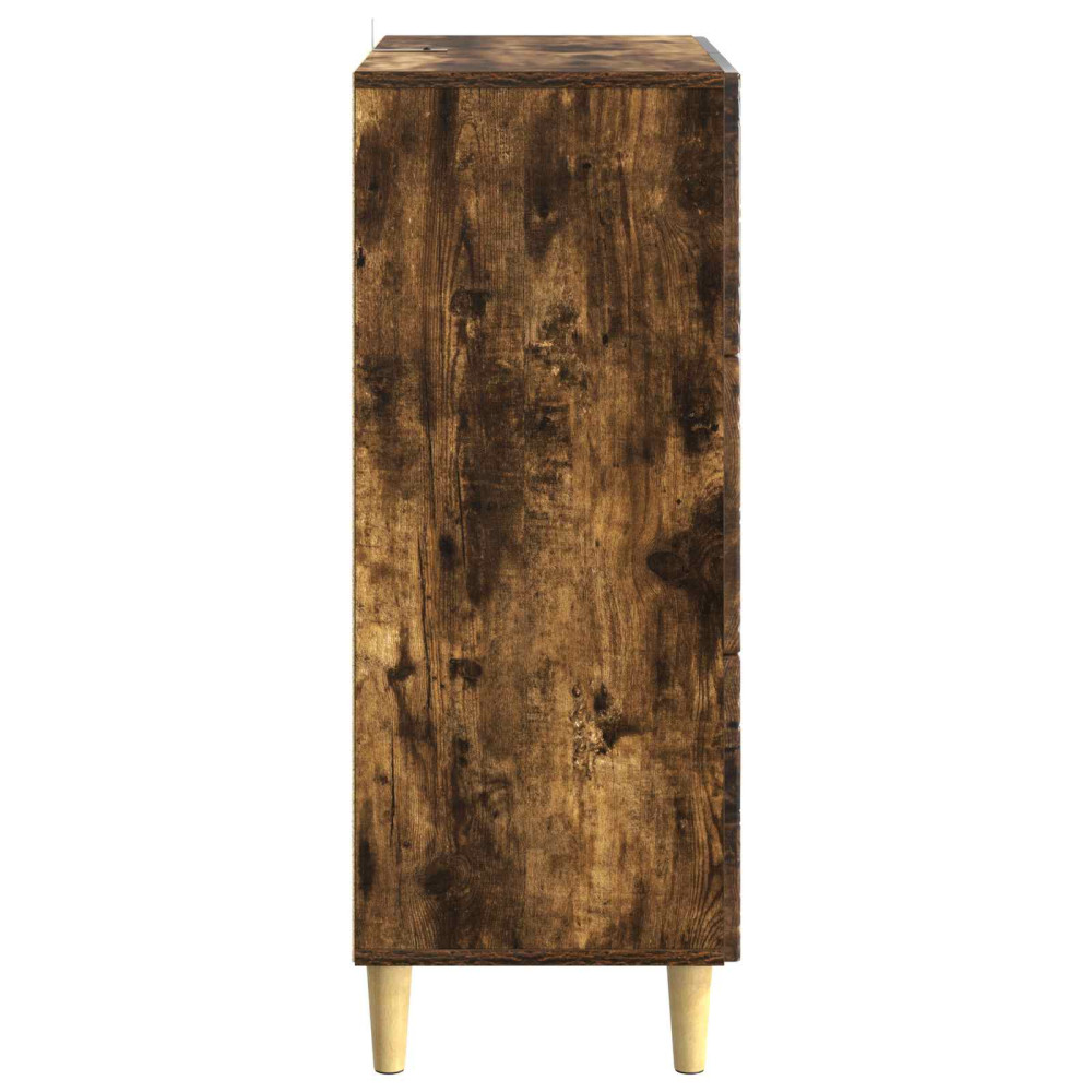 Produktbild för Lådans skåp Rökt ek 33 x 34,5 x 90 cm Konstruerat trä
