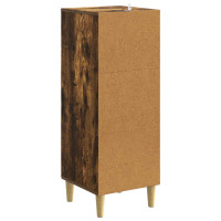 Produktbild för Lådans skåp Rökt ek 33 x 34,5 x 90 cm Konstruerat trä