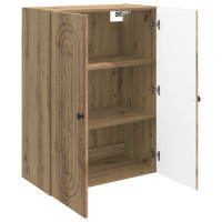 Produktbild för Väggmonterat skåp Artisan-ek 66 x 34,5 x 90 cm Konstruerat trä