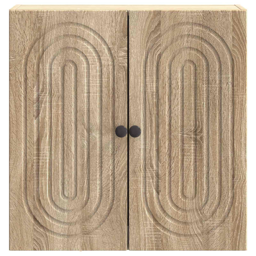 Produktbild för Väggmonterat skåp Sonoma-ek 59 x 31 x 60 cm Konstruerat trä