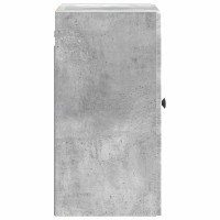 Produktbild för Väggmonterat skåp Betonggrå 59 x 31 x 60 cm Konstruerat trä