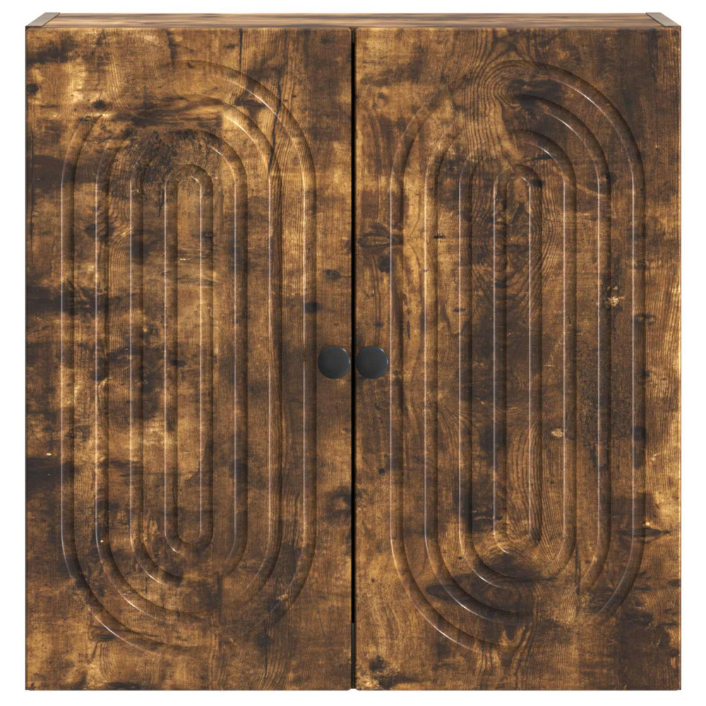 Produktbild för Väggmonterat skåp Rökt ek 59 x 31 x 60 cm Konstruerat trä