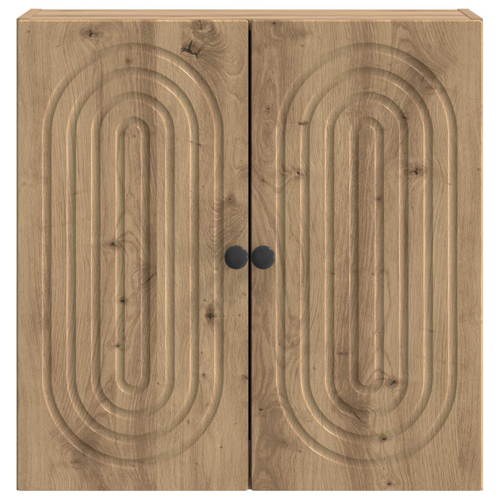 Produktbild för Väggmonterat skåp Artisan-ek 59 x 31 x 60 cm Konstruerat trä