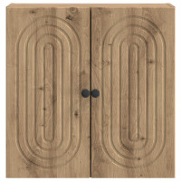 Produktbild för Väggmonterat skåp Artisan-ek 59 x 31 x 60 cm Konstruerat trä