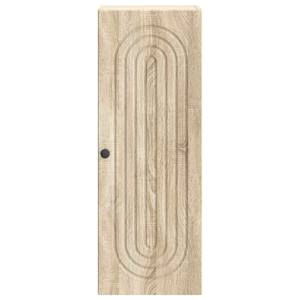 Produktbild för Väggmonterat skåp Sonoma-ek 33 x 34,5 x 90 cm Konstruerat trä