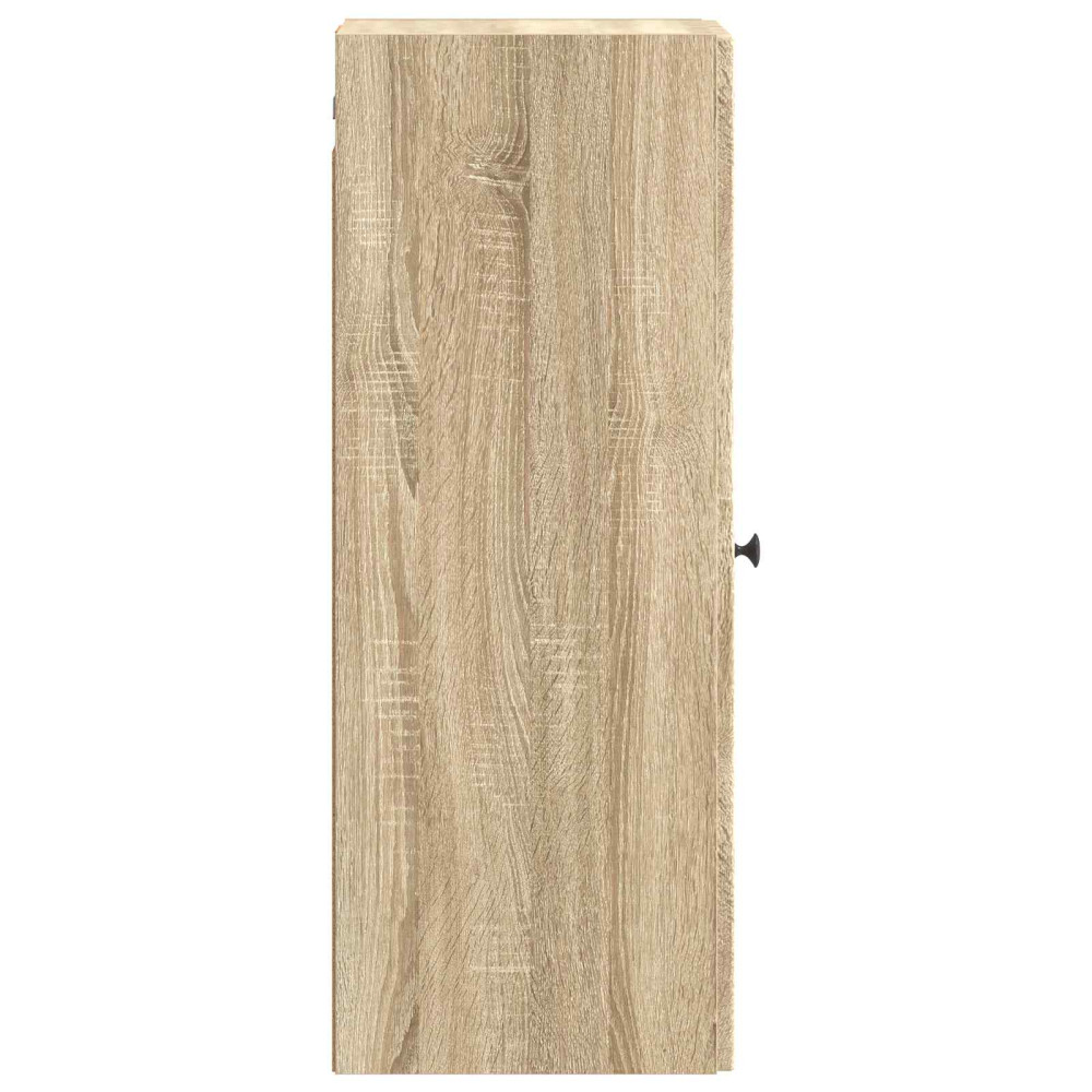 Produktbild för Väggmonterat skåp Sonoma-ek 33 x 34,5 x 90 cm Konstruerat trä