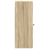 Produktbild för Väggmonterat skåp Sonoma-ek 33 x 34,5 x 90 cm Konstruerat trä