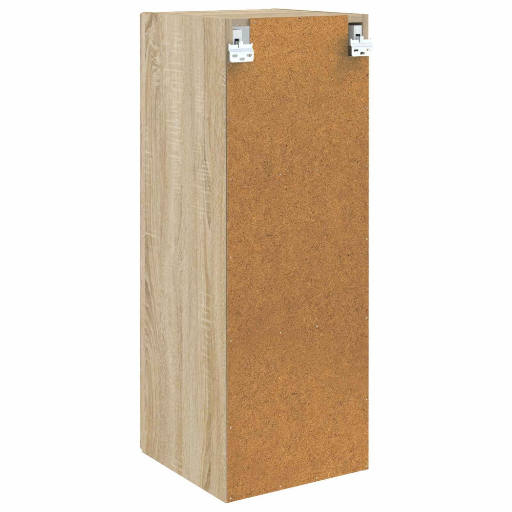 Produktbild för Väggmonterat skåp Sonoma-ek 33 x 34,5 x 90 cm Konstruerat trä