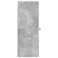 Produktbild för Väggmonterat skåp Betonggrå 33 x 34,5 x 90 cm Konstruerat trä