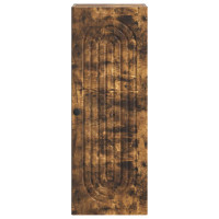 Produktbild för Väggmonterat skåp Rökt ek 33 x 34,5 x 90 cm Konstruerat trä