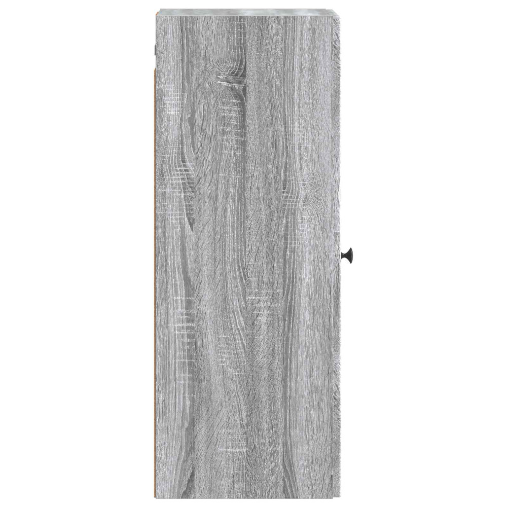 Produktbild för Väggmonterat skåp Grå Sonoma 33 x 34,5 x 90 cm Konstruerat trä
