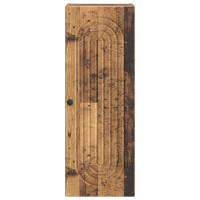 Produktbild för Väggmonterat skåp Gammalt trä 33 x 34,5 x 90 cm Konstruerat trä