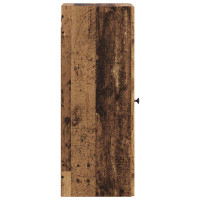 Produktbild för Väggmonterat skåp Gammalt trä 33 x 34,5 x 90 cm Konstruerat trä