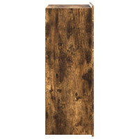 Produktbild för Väggmonterat skåp Rökt ek 66 x 34,5 x 92 cm Konstruerat trä