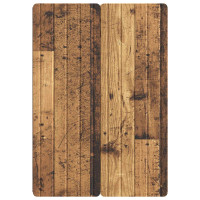 Produktbild för Väggmonterat skåp Gammalt trä 66 x 34,5 x 92 cm Konstruerat trä