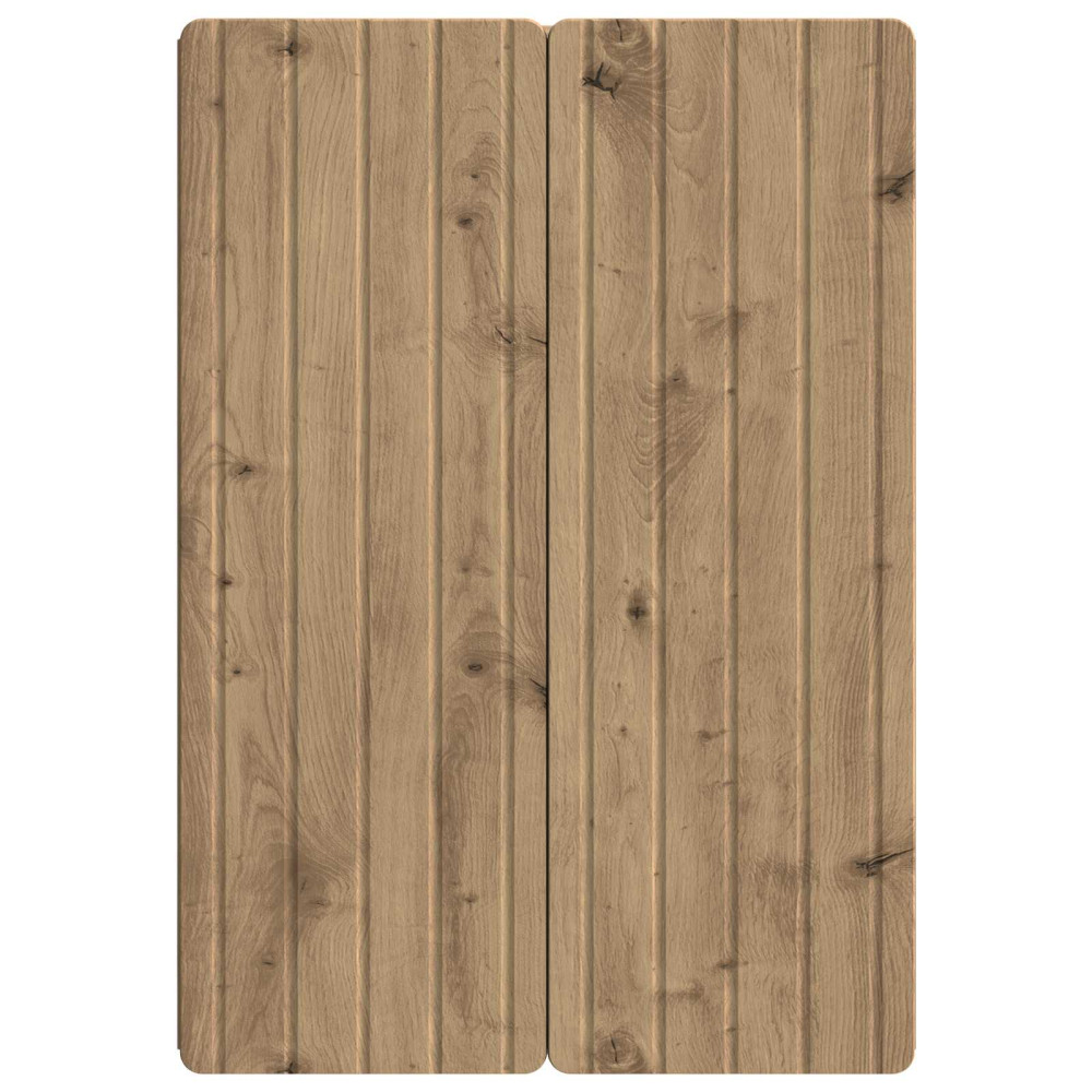 Produktbild för Väggmonterat skåp Artisan-ek 66 x 34,5 x 92 cm Konstruerat trä