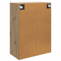 Produktbild för Väggmonterat skåp Artisan-ek 66 x 34,5 x 92 cm Konstruerat trä