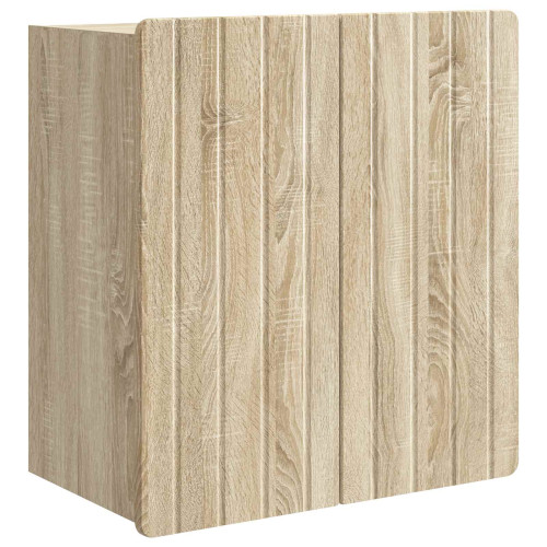 vidaXL Väggmonterat skåp Sonoma-ek 59 x 31 x 64 cm Konstruerat trä