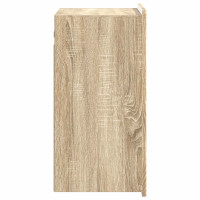 Produktbild för Väggmonterat skåp Sonoma-ek 59 x 31 x 64 cm Konstruerat trä