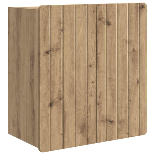 vidaXL Väggmonterat skåp Artisan-ek 59 x 31 x 64 cm Konstruerat trä